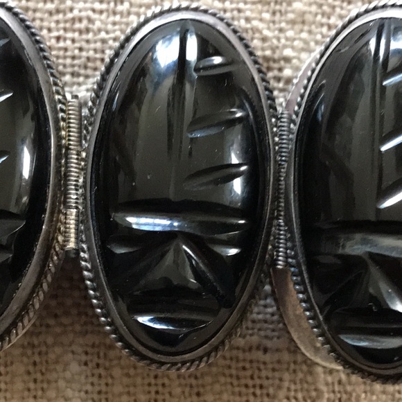 Tribal Face vintage bracelet plus Free earrings - Picture 11 of 16